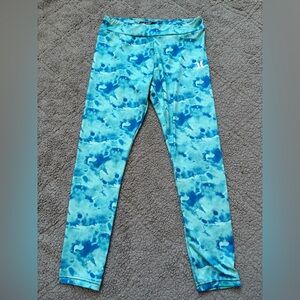 Hurley Blue Camouflage Leggings